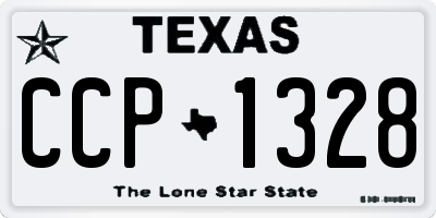 TX license plate CCP1328
