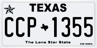 TX license plate CCP1355