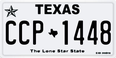 TX license plate CCP1448