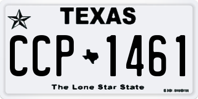 TX license plate CCP1461