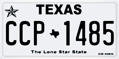 TX license plate CCP1485