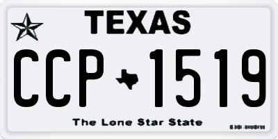TX license plate CCP1519