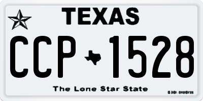 TX license plate CCP1528