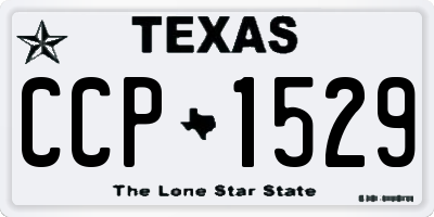 TX license plate CCP1529