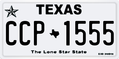 TX license plate CCP1555