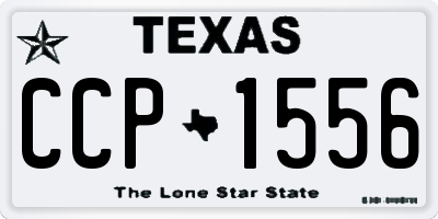 TX license plate CCP1556
