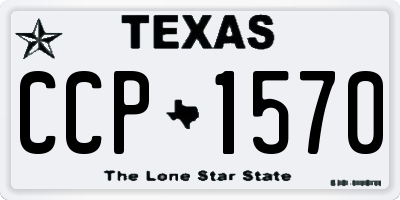 TX license plate CCP1570