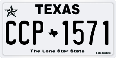 TX license plate CCP1571