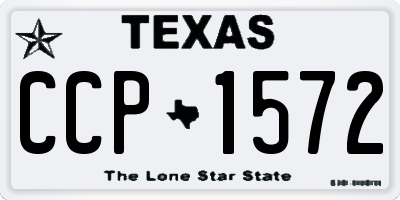 TX license plate CCP1572