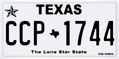 TX license plate CCP1744