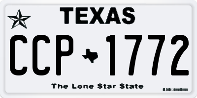 TX license plate CCP1772