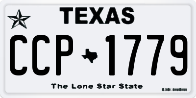 TX license plate CCP1779