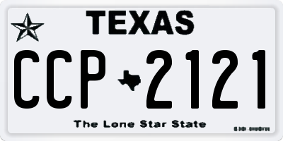 TX license plate CCP2121