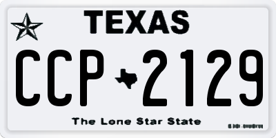 TX license plate CCP2129