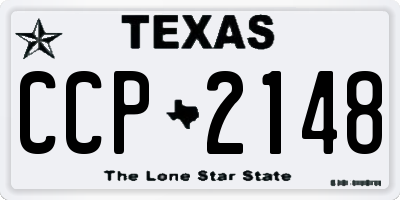 TX license plate CCP2148