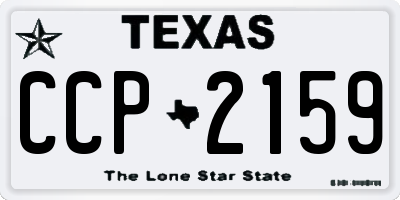 TX license plate CCP2159