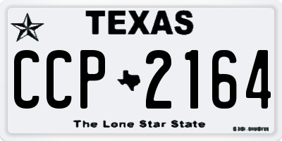 TX license plate CCP2164