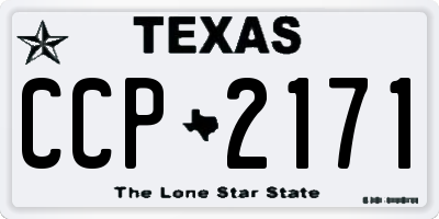 TX license plate CCP2171