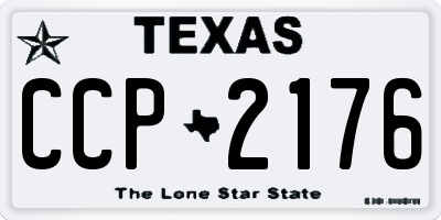 TX license plate CCP2176