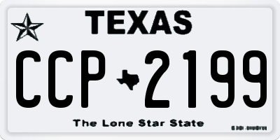 TX license plate CCP2199