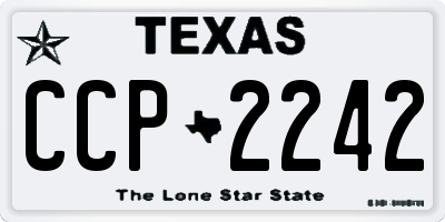 TX license plate CCP2242
