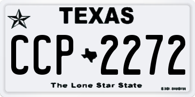 TX license plate CCP2272