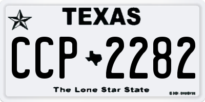 TX license plate CCP2282