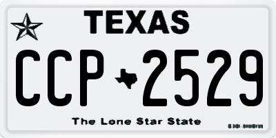 TX license plate CCP2529