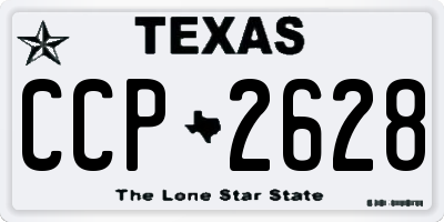 TX license plate CCP2628