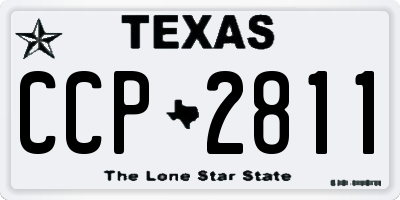 TX license plate CCP2811