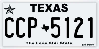 TX license plate CCP5121