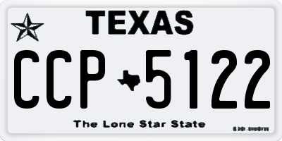 TX license plate CCP5122