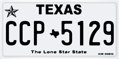 TX license plate CCP5129