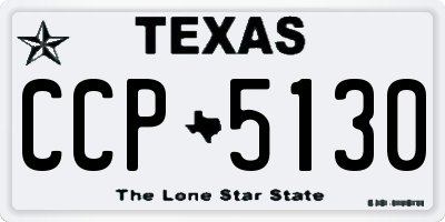 TX license plate CCP5130