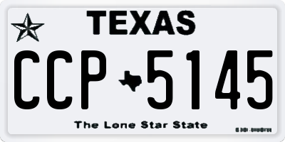 TX license plate CCP5145