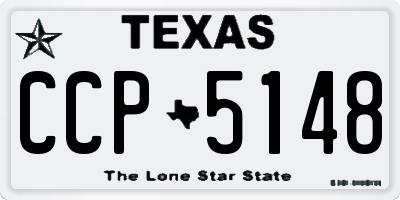 TX license plate CCP5148