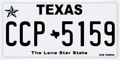 TX license plate CCP5159