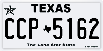 TX license plate CCP5162