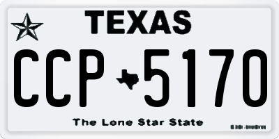 TX license plate CCP5170