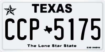 TX license plate CCP5175