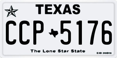TX license plate CCP5176