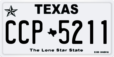TX license plate CCP5211