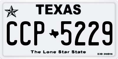 TX license plate CCP5229