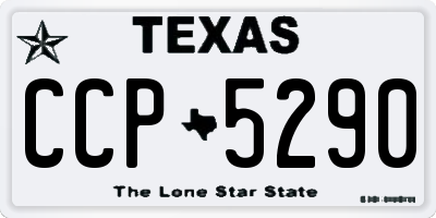 TX license plate CCP5290