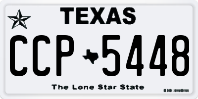 TX license plate CCP5448