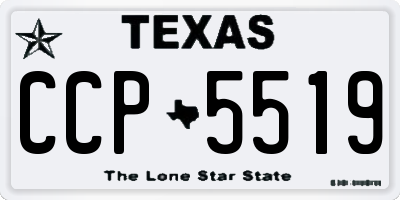 TX license plate CCP5519