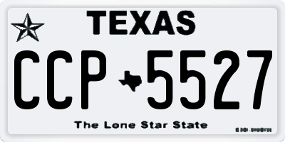 TX license plate CCP5527