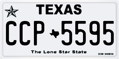 TX license plate CCP5595