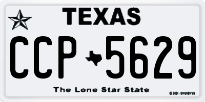TX license plate CCP5629