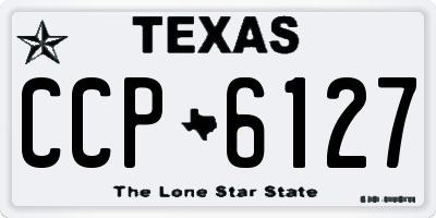 TX license plate CCP6127